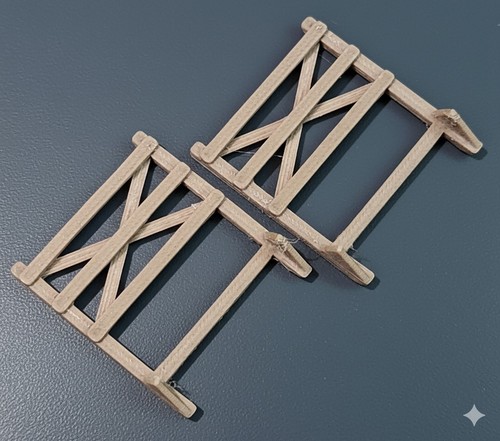 Wooden rave pair for dinky - rave,