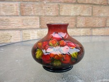 MOORCROFT  FLAMBE COLUMBINE