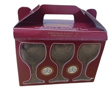 Mini Tasting Glasses x 6 Boxed 1oz Oliveiras Madeira Wines Occasion Party Home