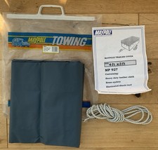Maypole Trailer Cover Heavy Duty Leather Cloth With Brass Eyelets & Elastic Cord
