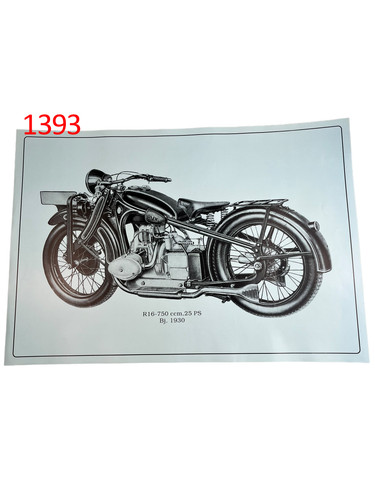 Poster bmw r16 - bmw, cc