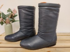 ECCO RUNNERS NAVY BOOTS UK 4