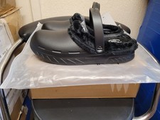 Fitville Men's Fleece Lined Recovery Clogs Garden Work Shoes Wide Fit