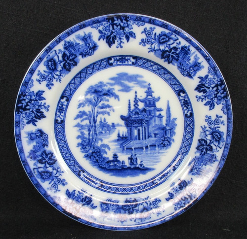 Daulton burslem flow blue - daulton-burslem,