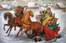 Winter Troika Jewelry Box