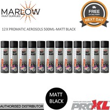 12 X PROMATIC MATT BLACK