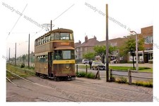 puc0094 - Leeds Tram 528 arriving Cross Gates - print 6x4