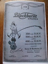  VINTAGE BLACKBURNE OHV ENGINE