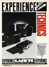 1980s Vintage Technics X800 Stereo Midi System Audio Equipment Original Print Ad