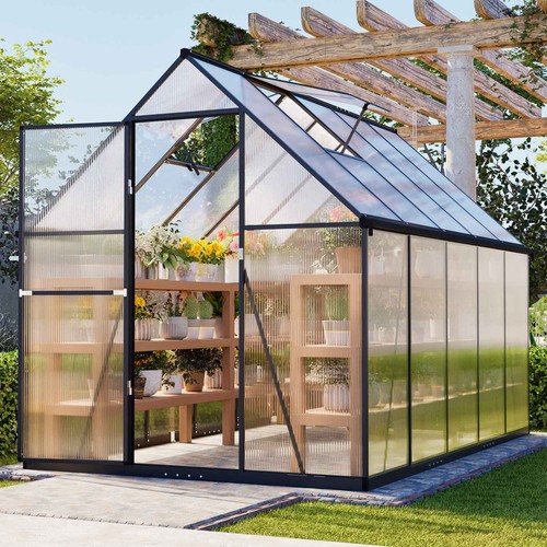 6x10ft walk greenhouse with - greenhouse,