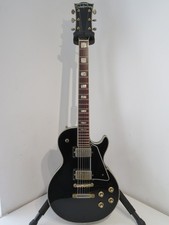 1970's Shaftesbury Made in Japan Les Paul Electric Guitar in Black, Great Player