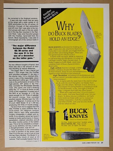 1991 buck knives duke 500 - buck,