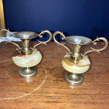 Pair vintage onyx double - vintage,