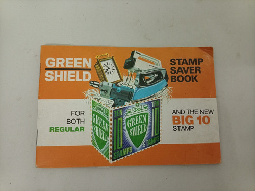 Vintage green shield stamps - green,