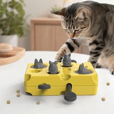 Cat Puzzle Feeder Toy Plastic