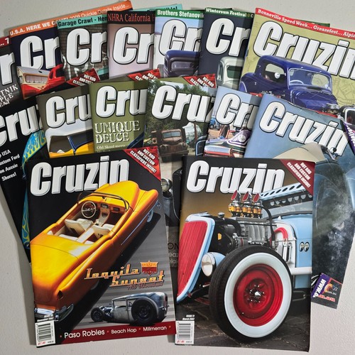Cruzin magazines 15x issues - cruzin,