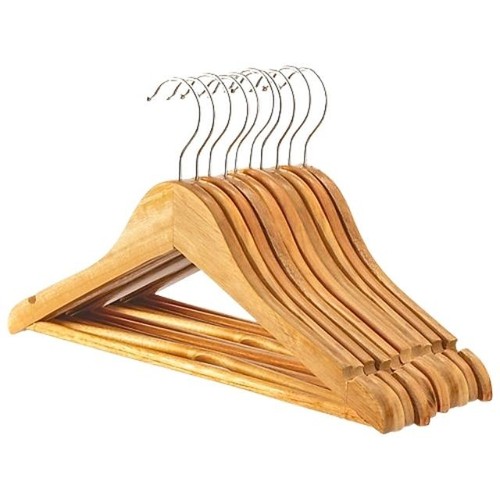 Wooden coat hangers suit - coat,