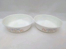 Pyrex Blue Iris 2x Cereal /