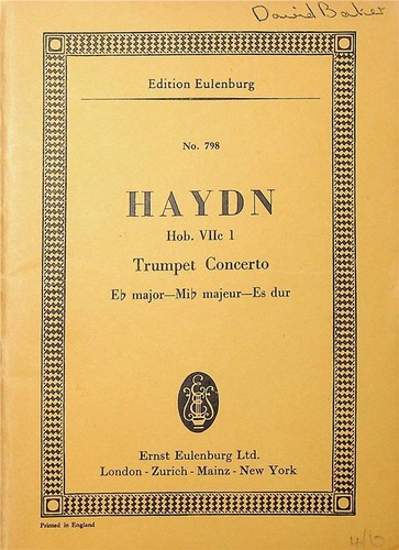 Haydn trumpet concerto - trumpet, eb