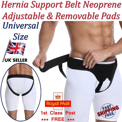 Men hernia belt curved - hernia,