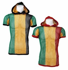 MENS STRING MESH  T-SHIRT 100%