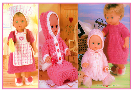 Knitting pattern dolls baby - knitting,