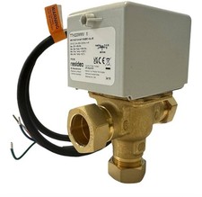 Honeywell 272889/U Motorized Diverter Valve 28mm 3-Port V4044C1569/U 3 Wires