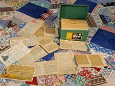 Vintage Recipe Box Cards