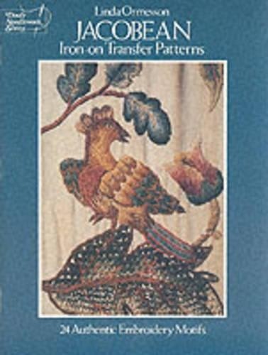 Jacobean iron transfer - iron-on,
