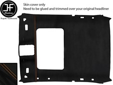 Orange stitch sunroof roof - sunroof,