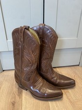 Loblan brown leather cowboy or cowgirl  boots UK 6 EUR 39 - Swift 