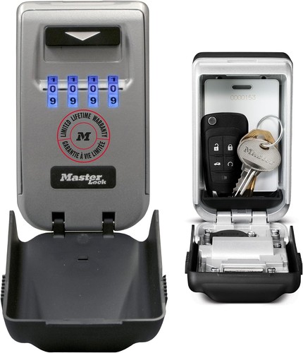 Master lock wall mounted - lock, light