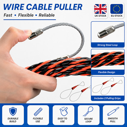 Electrical wire threader cable - wire,
