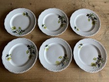 W H Grindley & Co Ltd Satin White Staffordshire Ironstone Plates x 6 - 18cm D