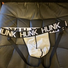 XL Mens  Sexy White Hunk Jock