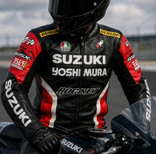 Men suzuki motorcycle biker - men,