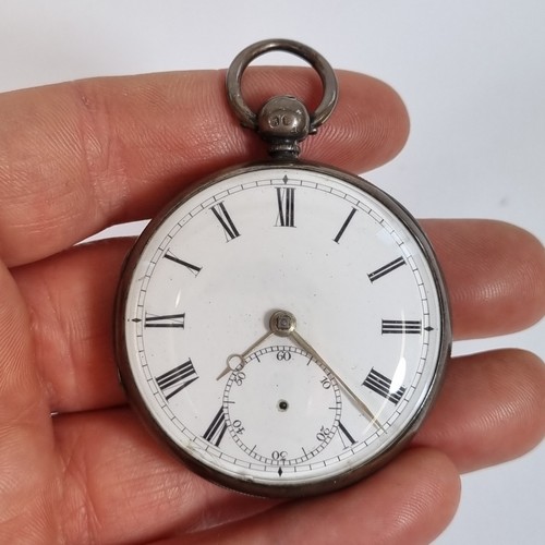 Antique silver cased fusee - antique,