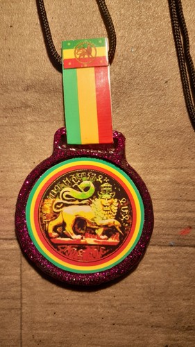 Rasta art necklace jelly - art,