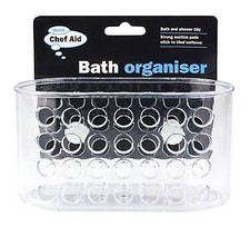 Clear Bath Organiser Storage