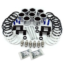 For Austin Princess 2x Front Caliper Repair Kits, Pistons, Pad Pins & Nipples