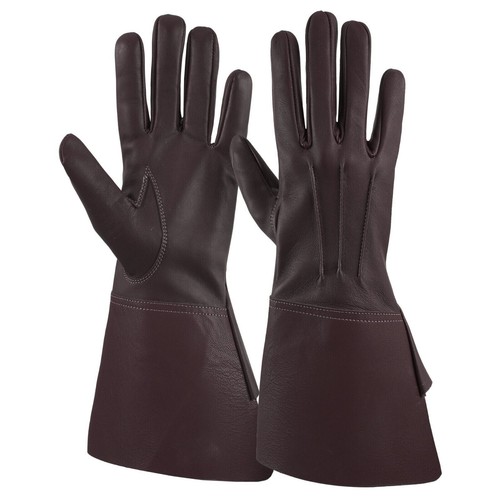 Long cuff gauntlets leather - cuff,