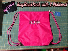 RONIX WAKEBOARDS BAG/BACKPACK With 2 Stickers/Decals 