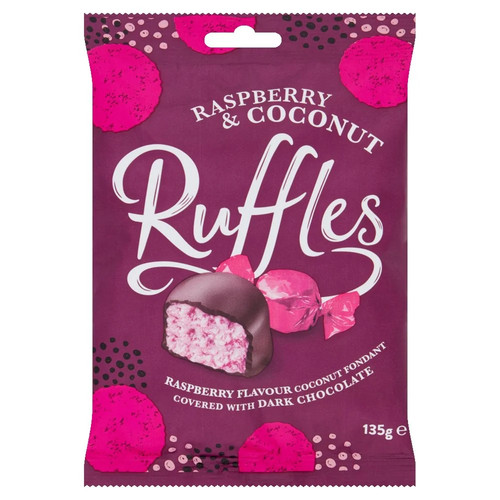 Raspberry ruffles bag 135g - ruffles,