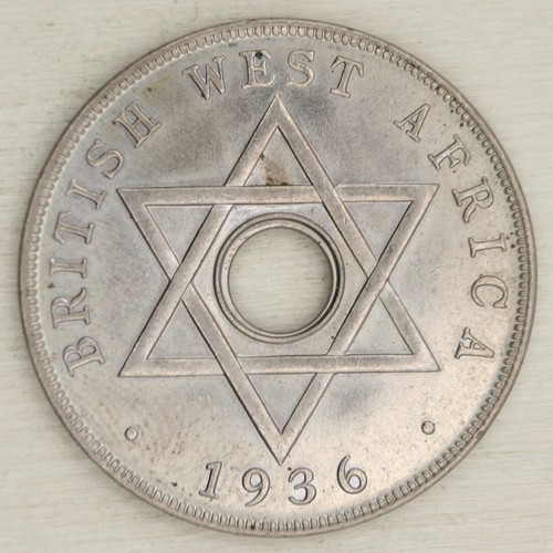 1936 british west africa penny - 1936,
