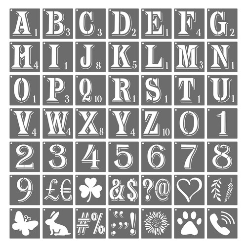 Inch plastic large letter - 5,