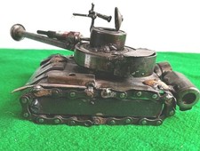 Model Tank Steam Punk Style Metal Made From Bearings Chain Etc