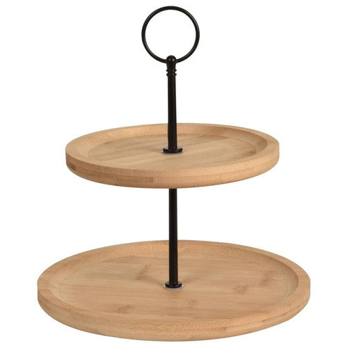 Tier wooden cake stand - tier,