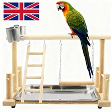 Bird Perch Stand Toy Wooden