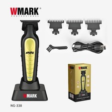 WMARK NG-338 Clipper Trimmer for Men DLC Blade with USB Base Charger Cordless