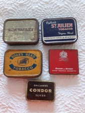 Vintage  Advertising  Tobacco Tins  Bulk Lot